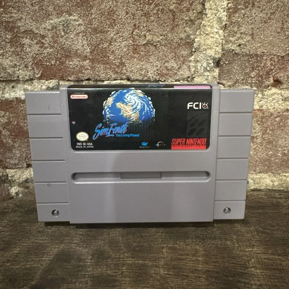 SimEarth: The Living Planet (Super Nintendo Entertainment System, 1992) Tested